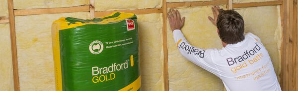 Bradford Gold Glasswool Wall Batts - Image 1